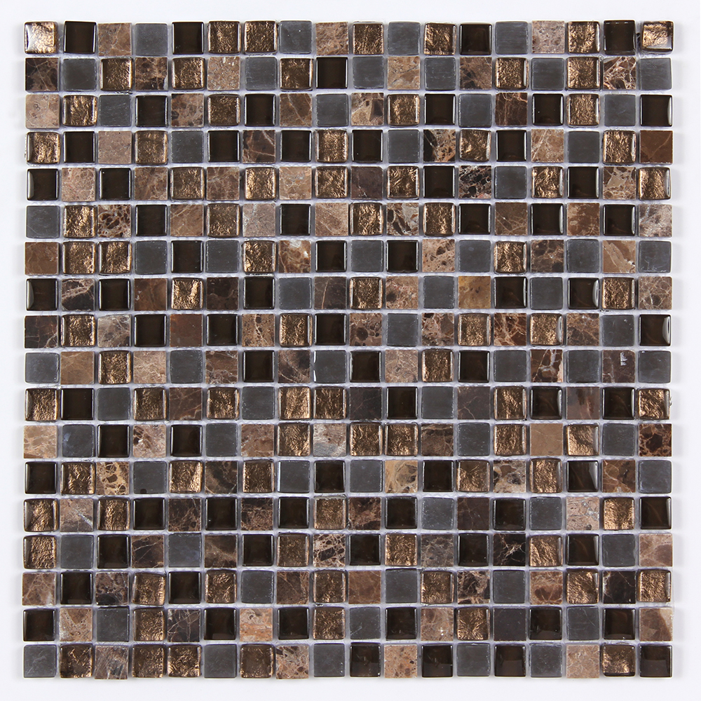 Glass & Stone Blend Square Mosaic MAG 4437-SQ Image