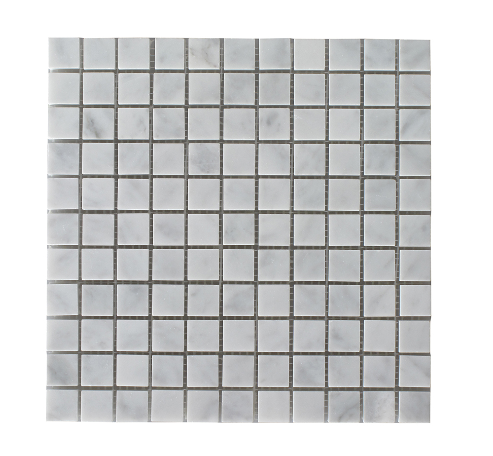 Bianco Carrara Square - 1" x 1" Image